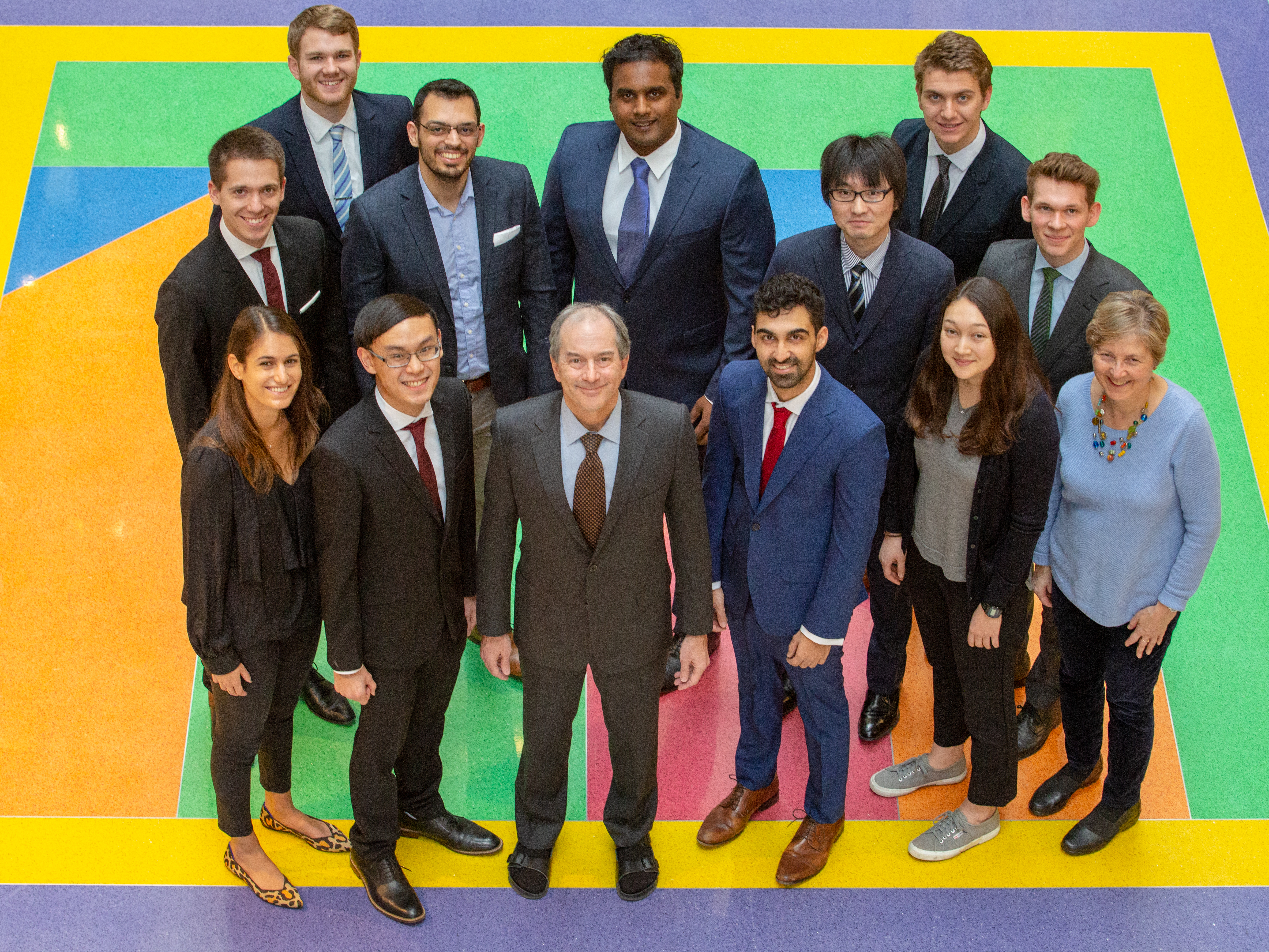 Photograph of the Lienhard Research Group at MIT on 20 February 2020.